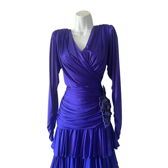 Vintage Tadashi Beaded Dress‎ - Picture 4 of 10